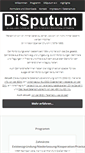 Mobile Screenshot of disputum.de